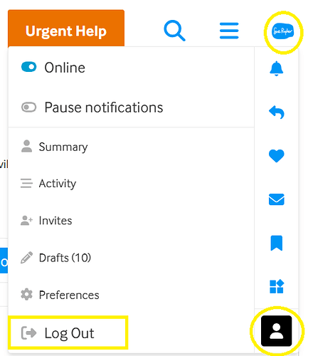 logout