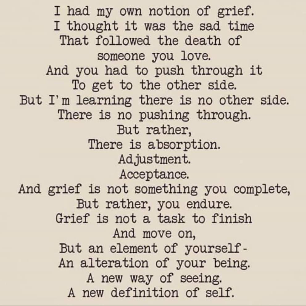 Grief journey - Losing a partner - Sue Ryder Online Bereavement Community